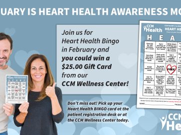 Article image:  Heart Health Awareness Month 2026 - Heart Health Bingo Social Media and Screen Graphic 012126