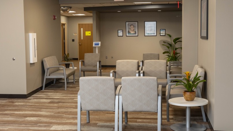 Waiting room at CCM Health