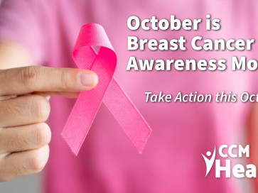 Article image:  October is Breast Cancer Awareness Month